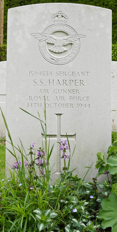 Sgt Sidney Sutherland Harper<br/><br /><br />died October 14th, 1944